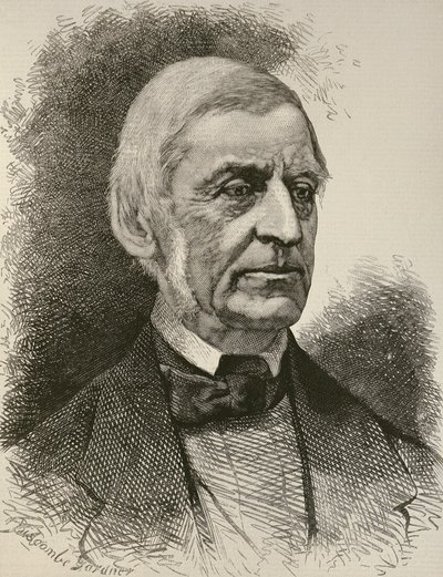 The Late Ralph Waldo Emerson, from 